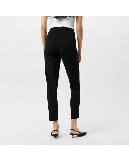Vero Moda Black Vmsandy High-Waisted Tapered Trousers