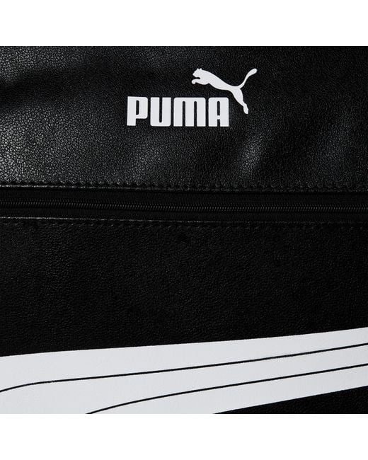 PUMA Black College Reporter Messenger Bag for men