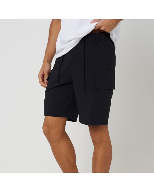 Brave Soul Black Bs Ripstop Cargo Shorts for men