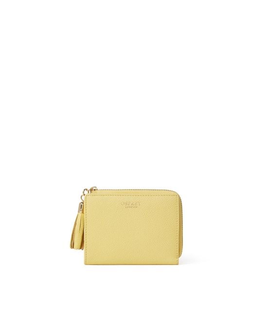 Osprey Yellow Molly Leather Matinee Purse