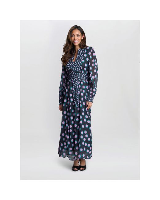 Gina Bacconi Blue Renata Boho Dress