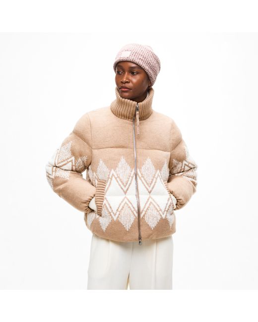 Varley Natural Belinda Knit Puffer