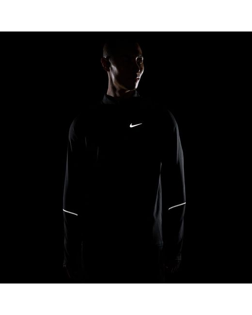 Nike Black Long Sleeve Performance Running Top for men