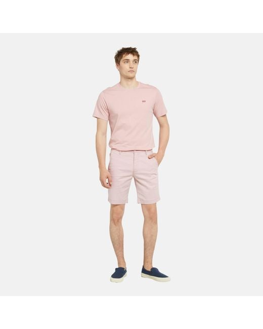 Levi's Pink Steam Tailored Fit Chino Shorts for men