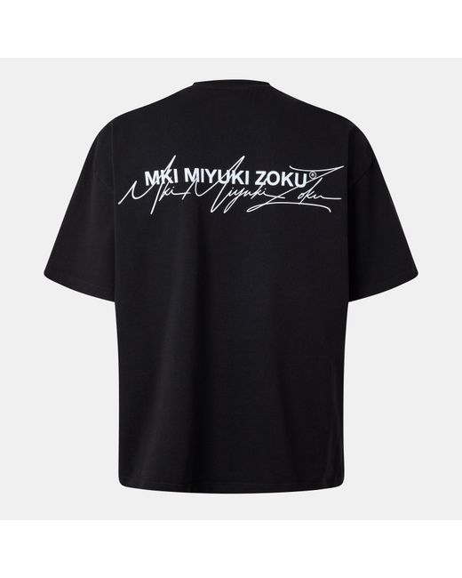 MKI Miyuki-Zoku Black Script T-Shirt for men