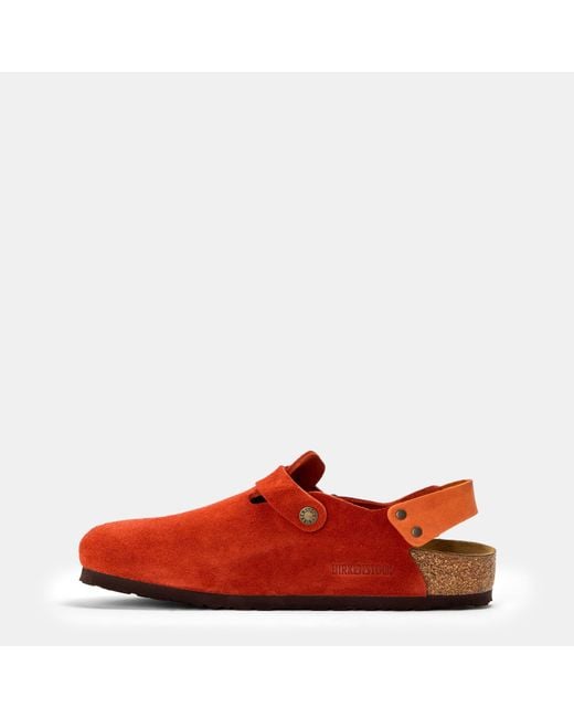 Birkenstock Red Tokio Clogs for men
