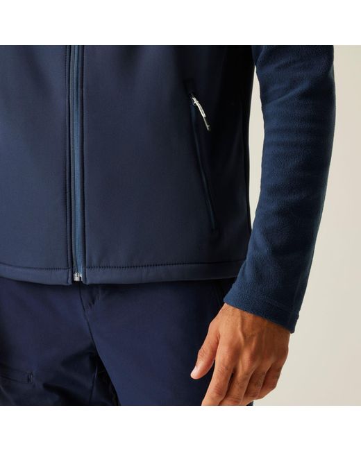 Regatta Blue Bradwell Iii Softshell Bodywarmer for men