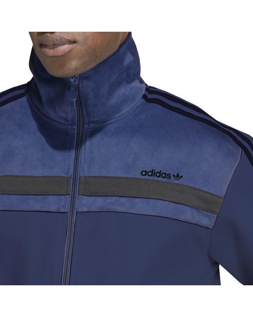 Adidas Originals Blue Performance Tracksuit Top for men
