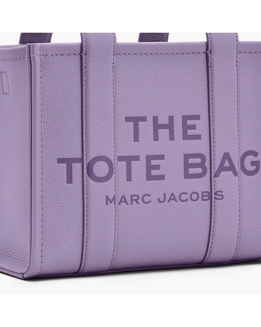 Marc Jacobs Purple Small Leather Tote Bag