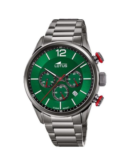 Lotus Green Stainless Steel Sports Analogue Quartz Watch for men
