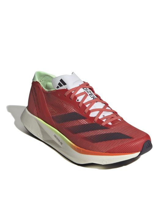 Adidas Pink Adizero Takumi Sen 10 Everyday Neutral Road Running Shoes
