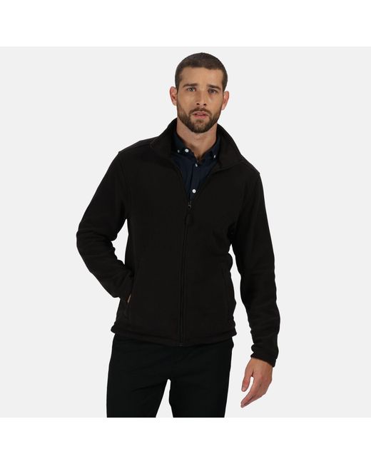 Regatta Black Micro Full-Zip Fleece for men