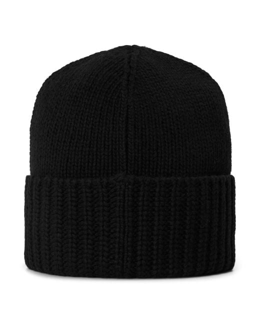 DSquared² Black Dsq D2 Patch Beanie Sn64 for men