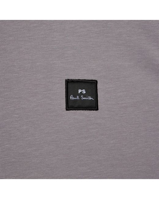 Paul Smith Purple Logo Patch T-Shirt for men