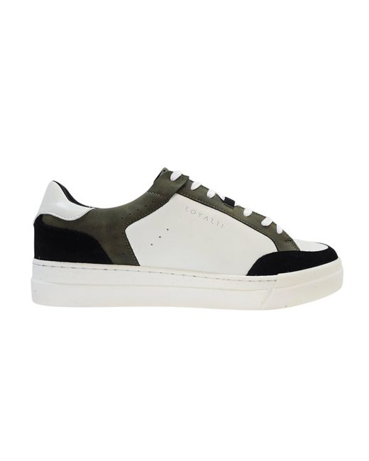 Loyalti Black Braid Low-Top Trainers for men