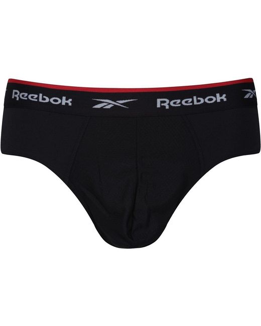 Reebok Black 3 Pack Performance Briefs for men