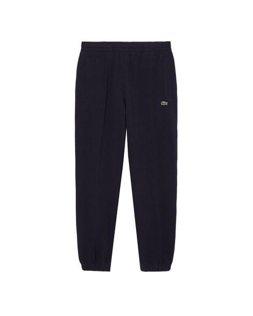 Lacoste Blue Regular-Fit Pique Sweatpants for men