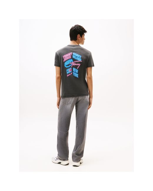 Tommy Hilfiger Gray Graphic T-Shirt for men
