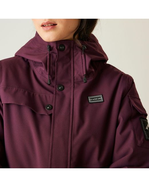 Dare 2b Red Ski Life Recycled Waterproof Breathable Insulated Waterproof Jacket