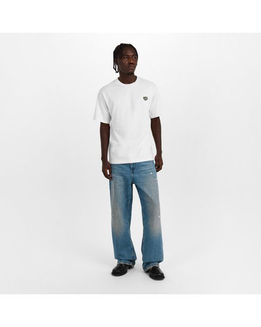 KENZO White Wild Tiger T-Shirt for men
