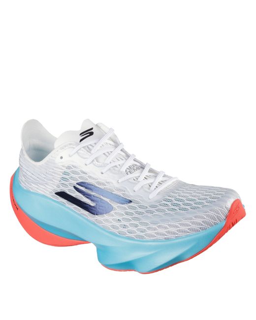 Skechers Blue Aero Tempo Elite Running Trainers