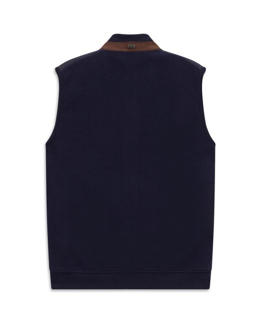 Bugatti Blue Hybred Gilet for men