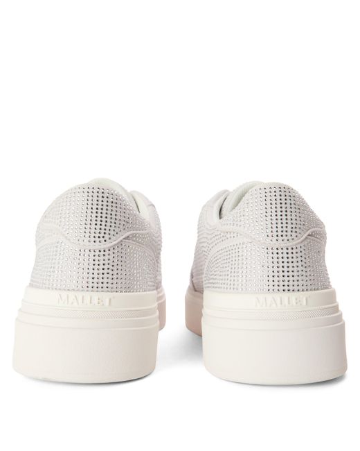 Mallet White Lansbury Low-Top Trainers