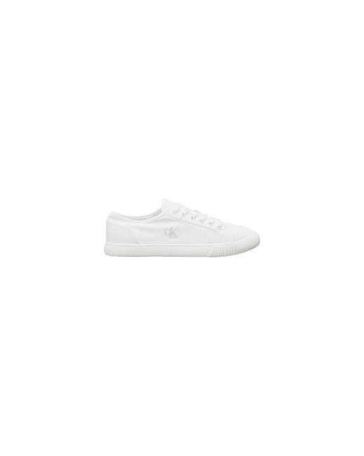 Calvin Klein White Low-Top Trainers for men