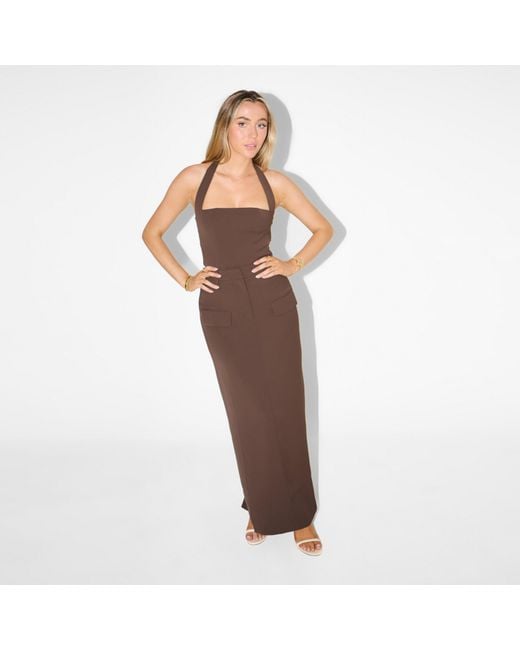 Odd Muse Brown Maxi Skirt