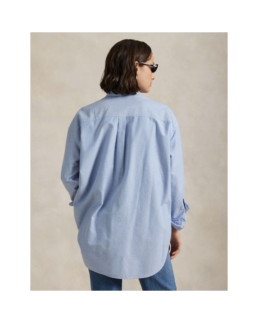 Polo Ralph Lauren Blue Long Sleeve Blouse