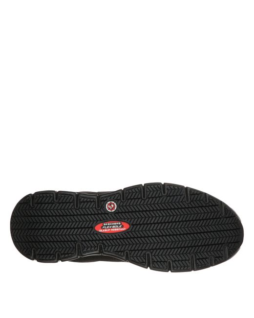 Skechers Black Jixie Alloy Toe Work Trainers Ladies