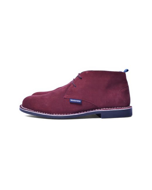 Lambretta Purple Suede Desert Boot for men