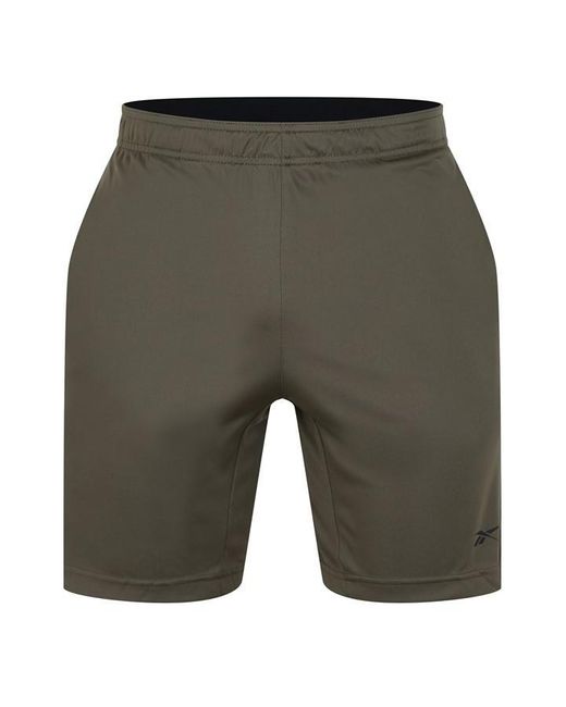 Reebok Gray Knit Shorts Sn99 for men
