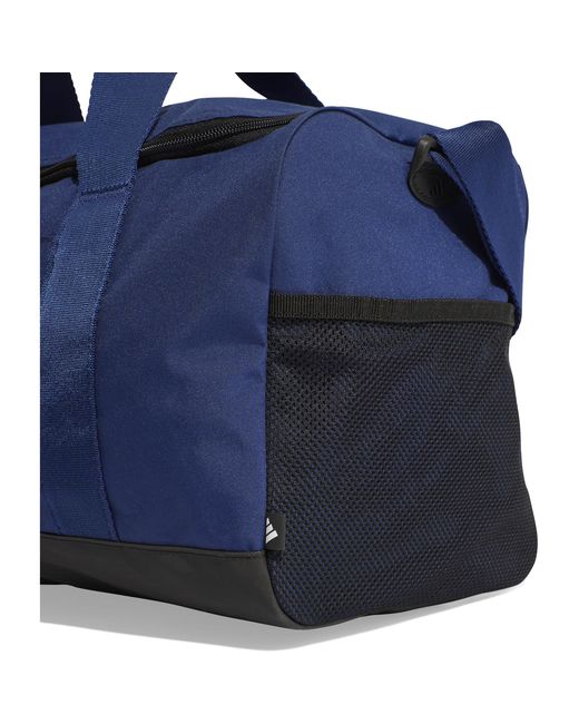 Adidas Blue Linear Duffel Bag Small
