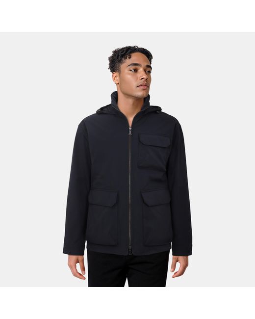 Lyle & Scott Blue Water-Resistant Lightweight Softshell Jacket for men