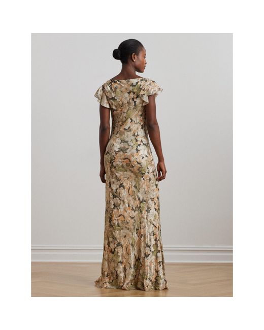 Ralph Lauren Metallic Lusita Gown