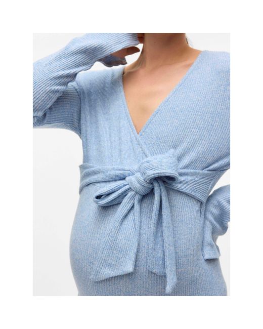 Mama.licious Blue Mama Mlaniset Maxi Dress
