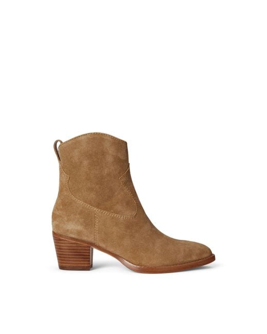 Ralph Lauren Brown Harpher Boot Cowboy Boots