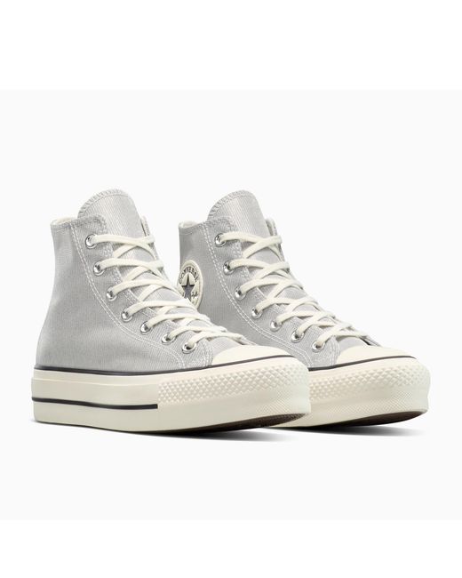 Converse White Chuck Taylor All Star Lif High-Top Trainers