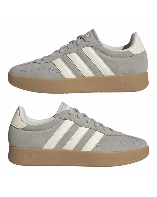 Adidas Gray Barreda 99 Low-Top Trainers