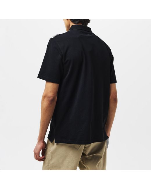 Aquascutum Black Short Sleeve Polo Shirt for men