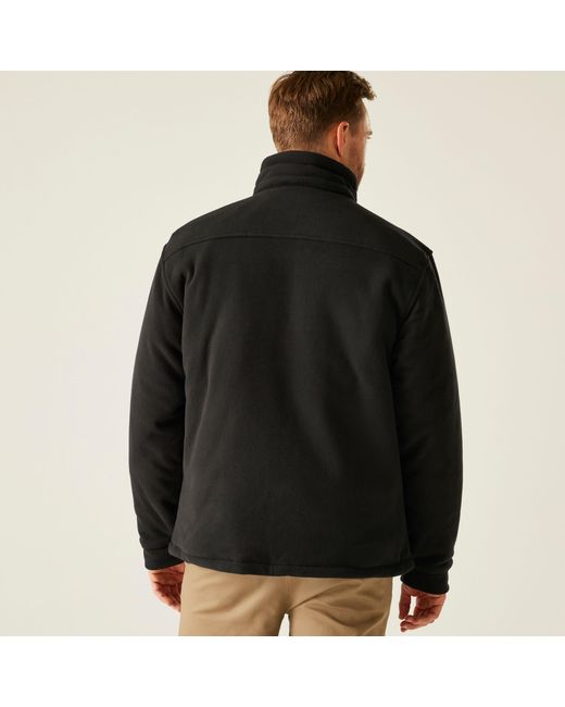 Regatta Black Asgard Ii Quilted Insulated Fleece for men