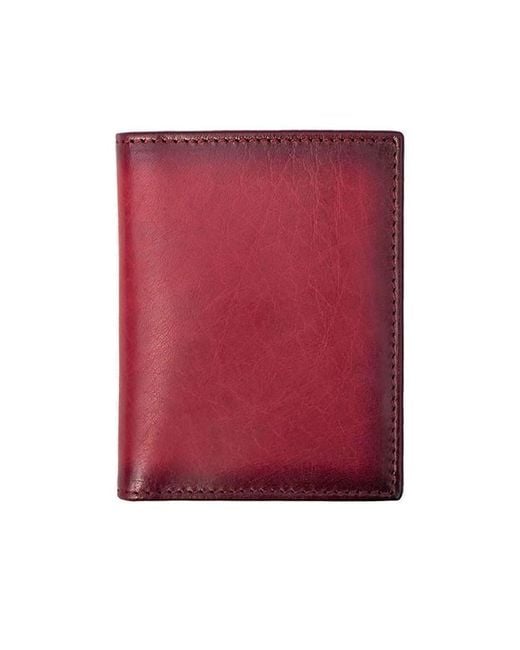 Primehide Red Carlton Rfid Leather Card Wallet for men