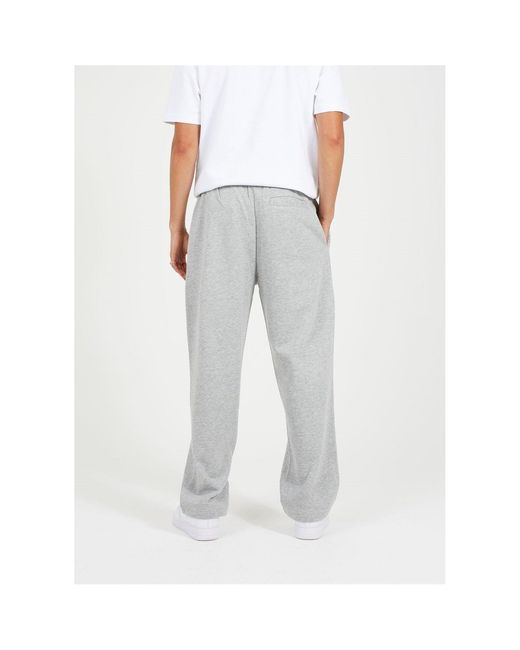 Brave Soul White Bs Wide Leg Joggers With Open Hem for men