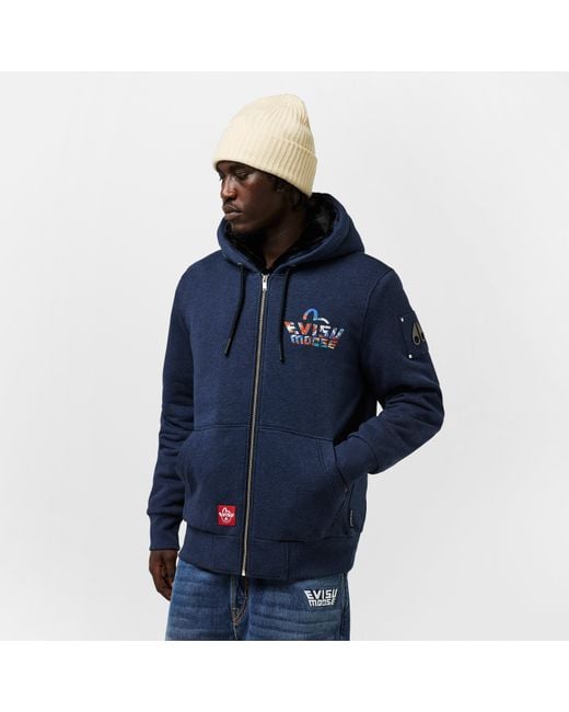 Moose Knuckles Blue X Evisu Classic Bunny for men