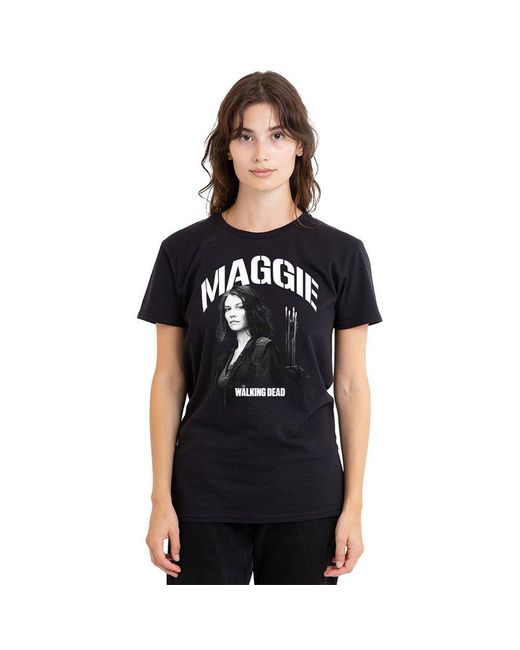 Other Black The Walking Dead Maggie Mono T Shirt