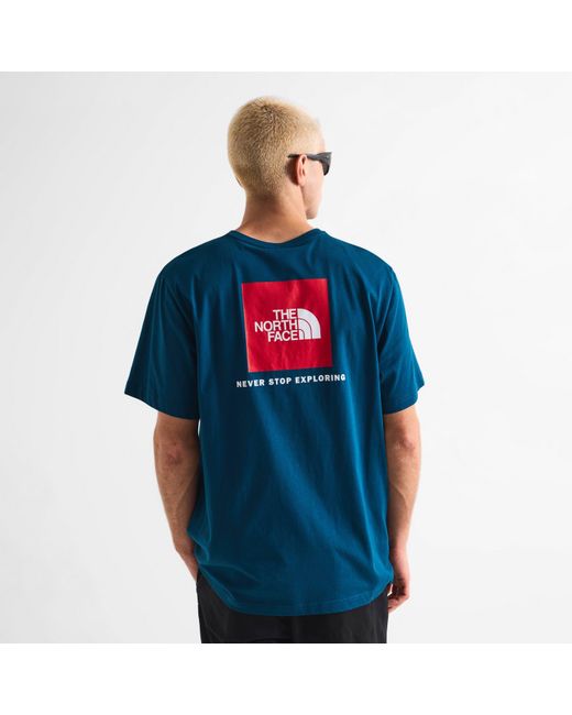 The North Face Blue Never Stop Exploring Regular Fit T-Shirt for men