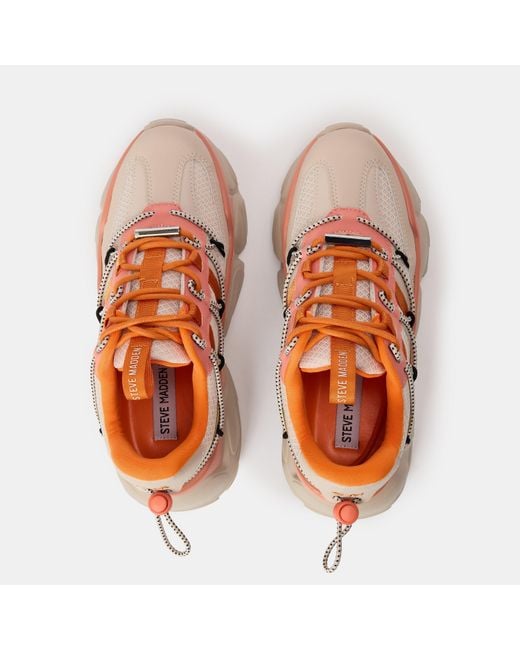 Steve Madden Pink Spectator Low-Top Trainers