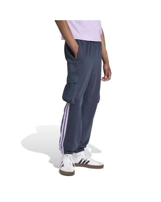 Adidas Blue Utility Joggers for men