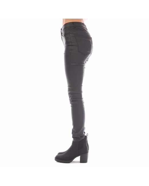 ONLY Gray Anne K Faux Leather Trousers